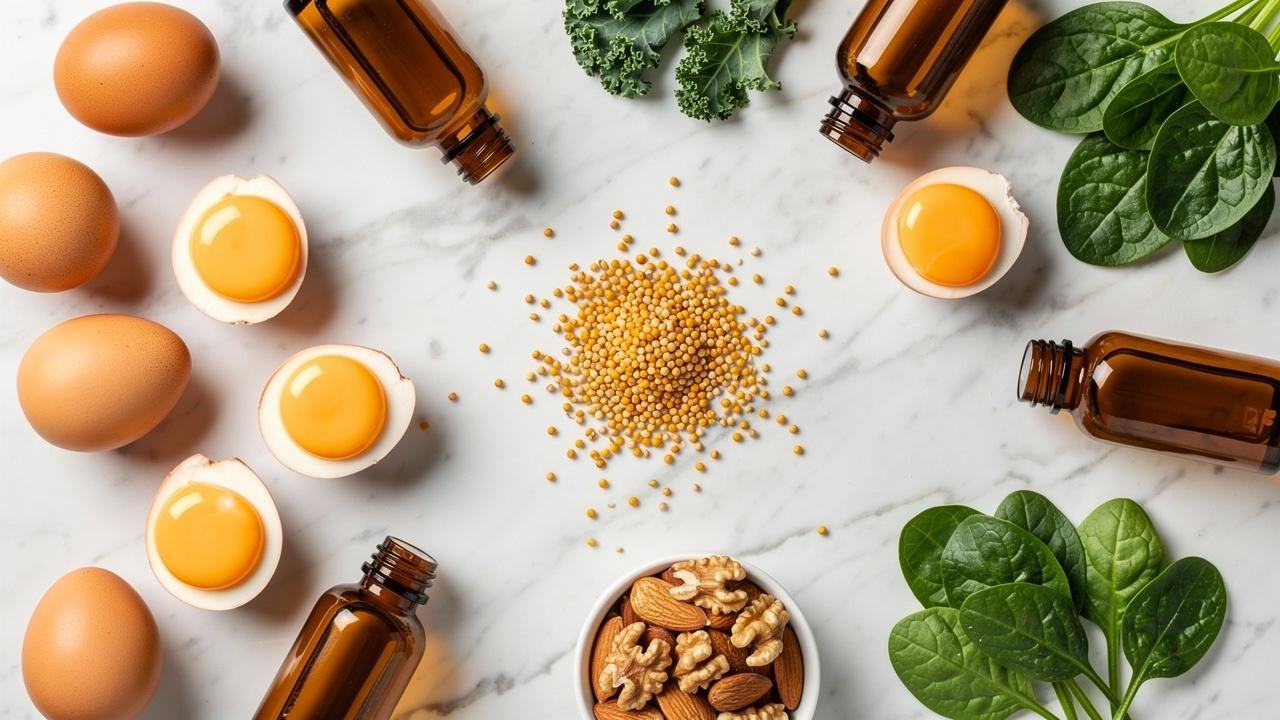 Ingrédients naturels pour la santé des cheveux